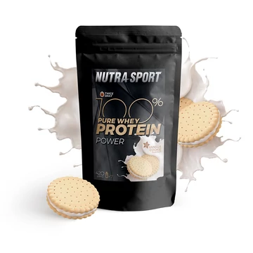 NutraSport 100% Pure Protein Power vanília-süti NutraSport 100% Pure Protein Power vanília-süti